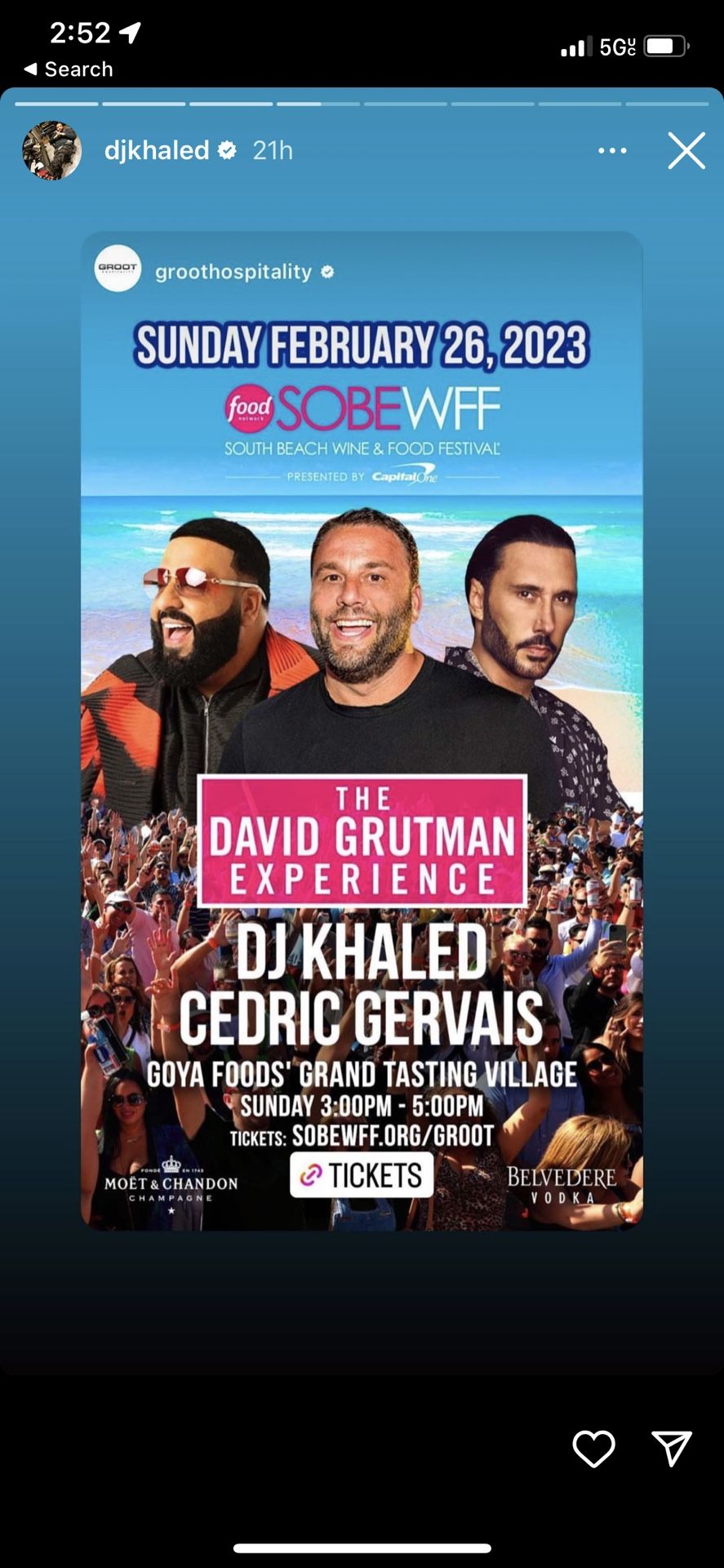 VIP ACCESS To South Beach Wine & Food Fest