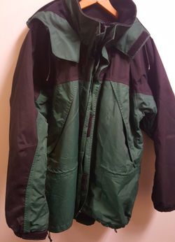 Mens Large Winter Jacket with Hood
