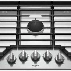Whirlpool  WCG55US6HS 36 Inch Gas Cooktop with 5 Sealed Burners Converted to LP 