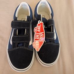 Boys Size 1 Vans New With Tags