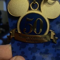 Walt Disney 50th Anniversary Key Chain