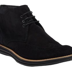 Bugatchi Garda Suede Lace-Up Boot Nero EU 42.5 / US 9.5
