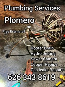 Snake Drain pipe cleaner 🚽 Plumbing Rooter 🛠 Plomero 💦 Water Heaters 🚰
