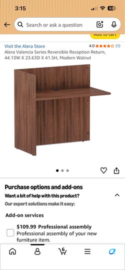 Reception desk extension