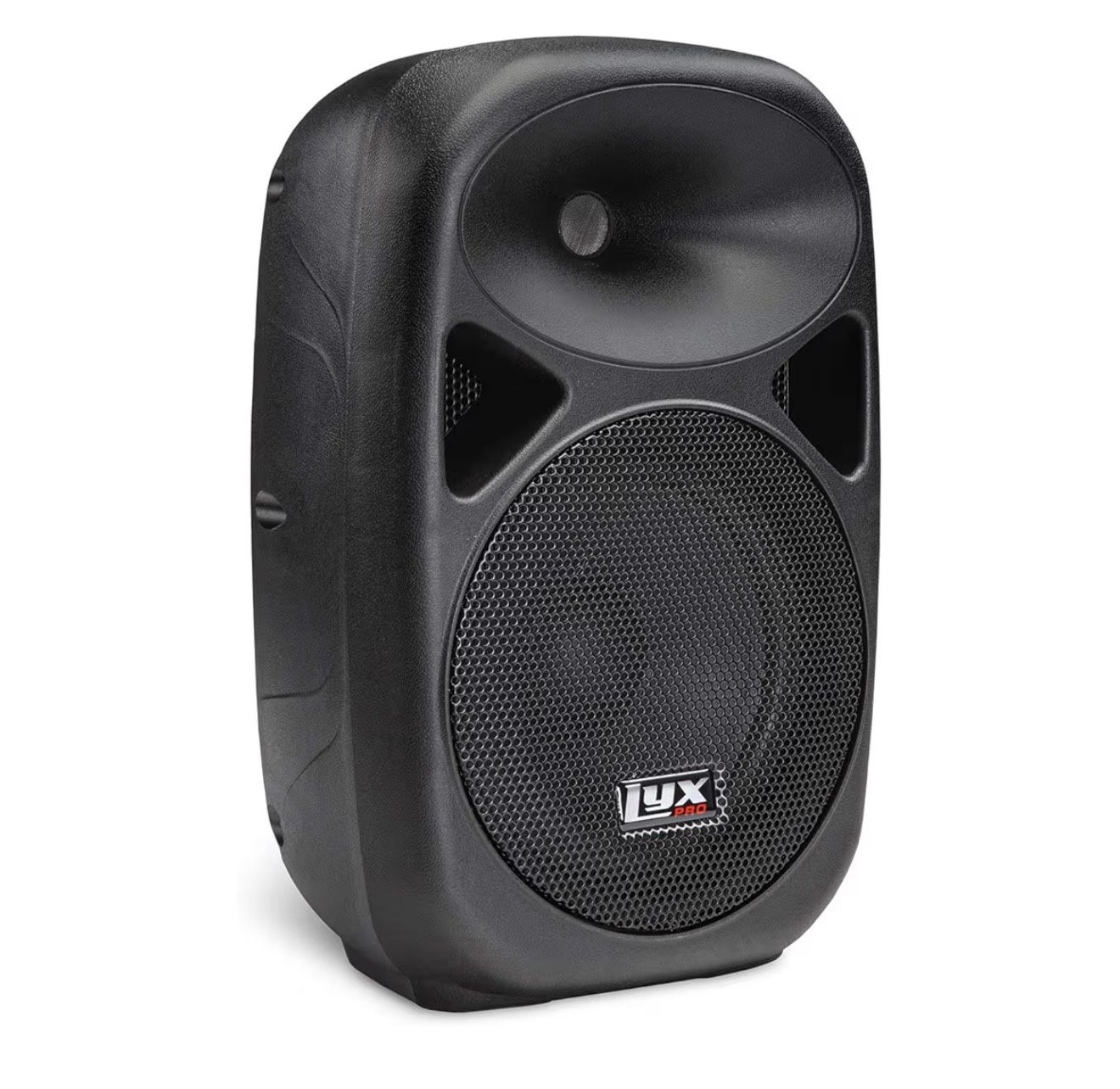 LyxPro 8” Inch Active PA Rechargeable Battery Speaker System, Equalizer, Bluetooth Connection, SD Slot USB MP3 AUX, Mic,1/4" 1/8" 3.5mm Inputs, SPA-8
