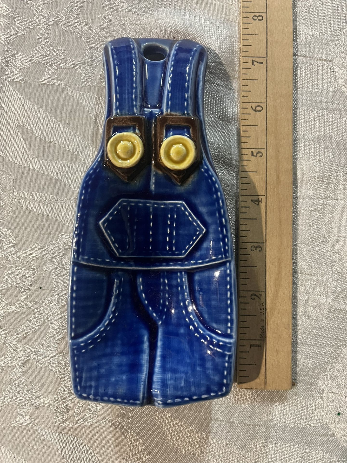 Vintage Bib Overalls Spoon Rest