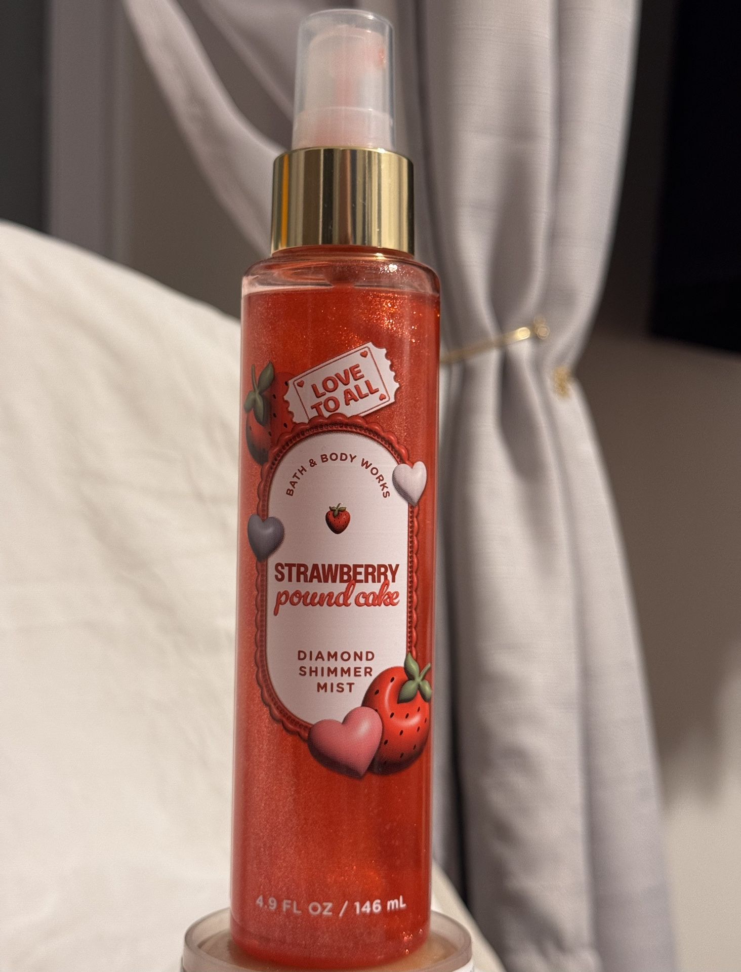 Strawberry Pound Cake •Diamond Shimmer Mist•brand New Never Opened