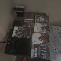 Xbox 360 Elite -1 Ctrl  Plus 6 Games