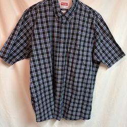 Men's Wrangler Button Down Short Sleeve Shirt