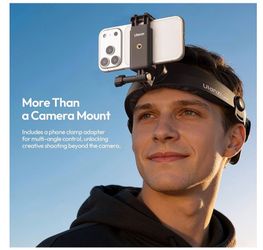 Brand new in box ULANZI head strap mount for content creation iphone / dji osmo