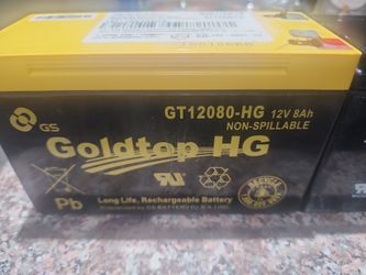 Gold Top 12v 8ah Batterys