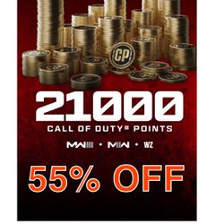COD Points 55% OFF