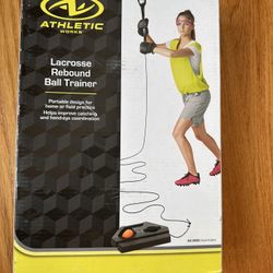 Athletic Works Lacrosse PVC Catch, Scoop, and Shoot Trainer, Black