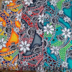 NEW! Polynesian Hawaiian Lavalava Pareau Sarong