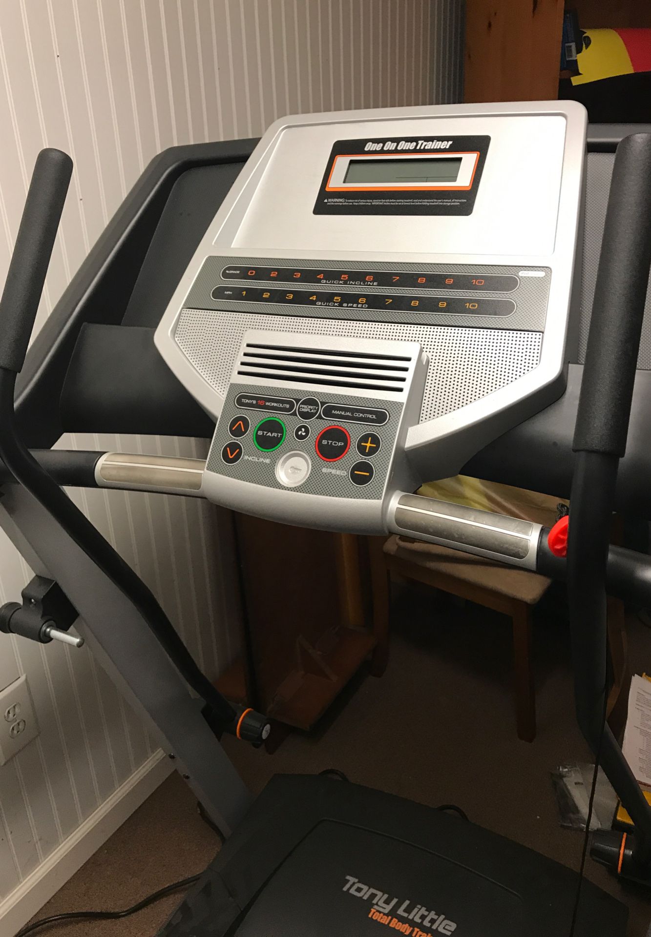 Elliptical treadmill