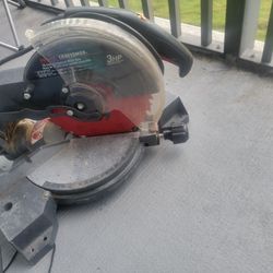 Sears craftsman compound miter saw ryobi 9.6v drill and charger combo