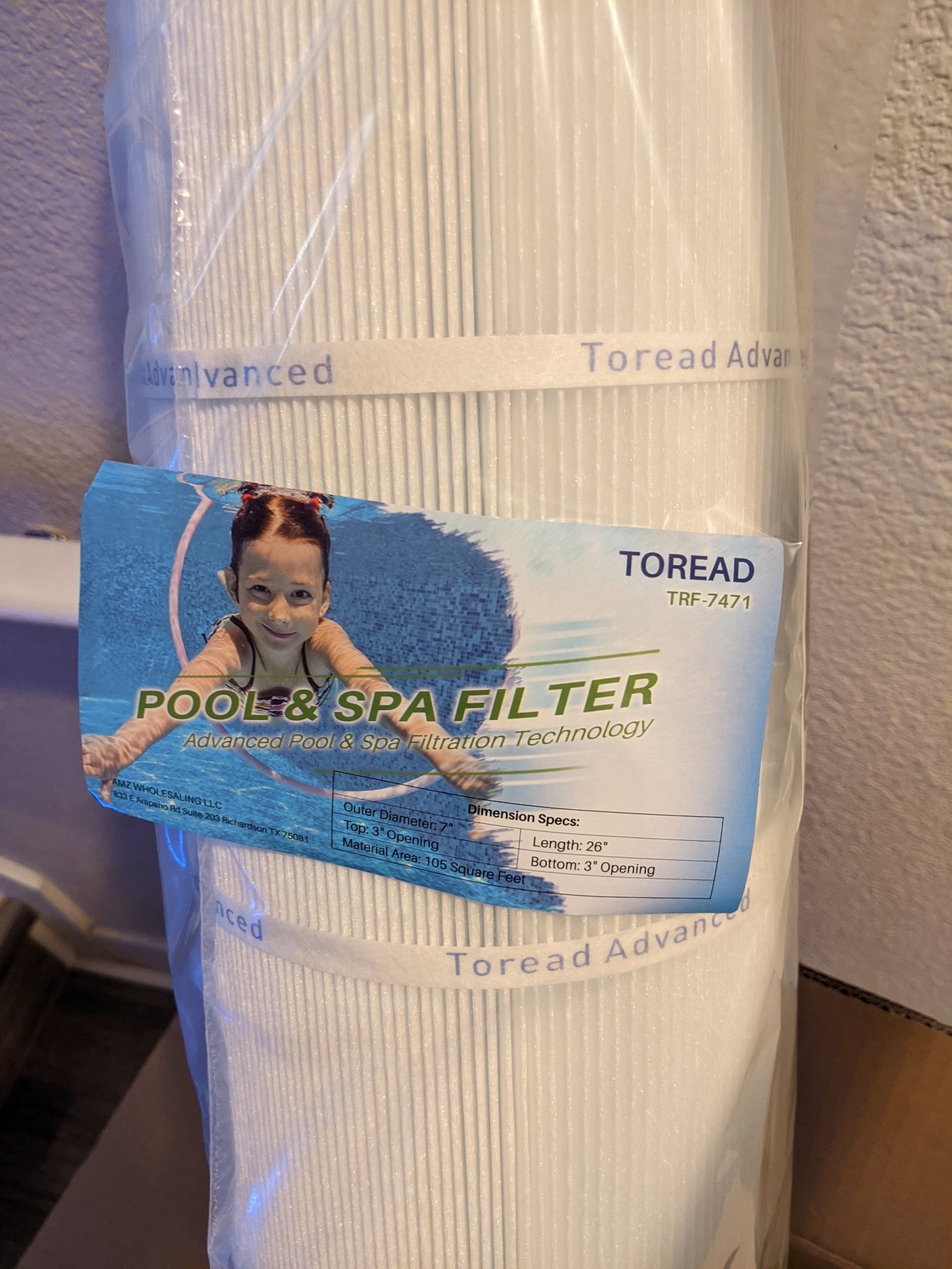 Pool and Spa Filters 4 Pack