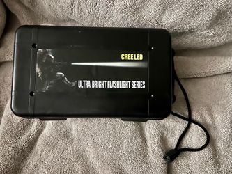 New in box Cree LED Ultra Bright 12000 Lumen Tactical Flashlight Super Bright USB Rechargeable Flashlight