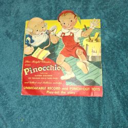 Vintage Pinoccio Record