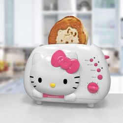 NEW!! in Box …Hello Kitty 2-Slice Wide Slot Toaster With Cool Touch Exterior 