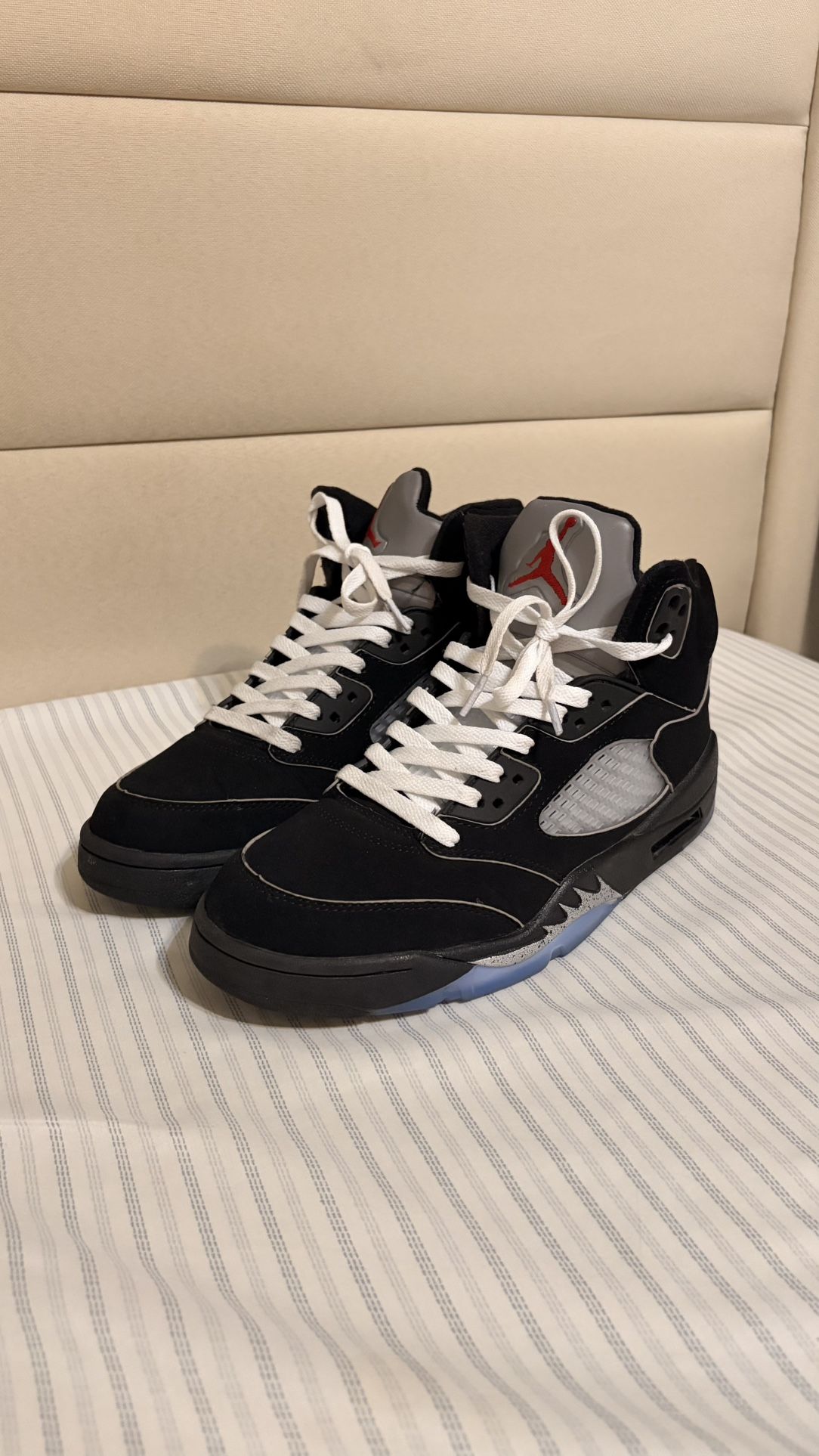 Metallic Jordan 5s Size 10 