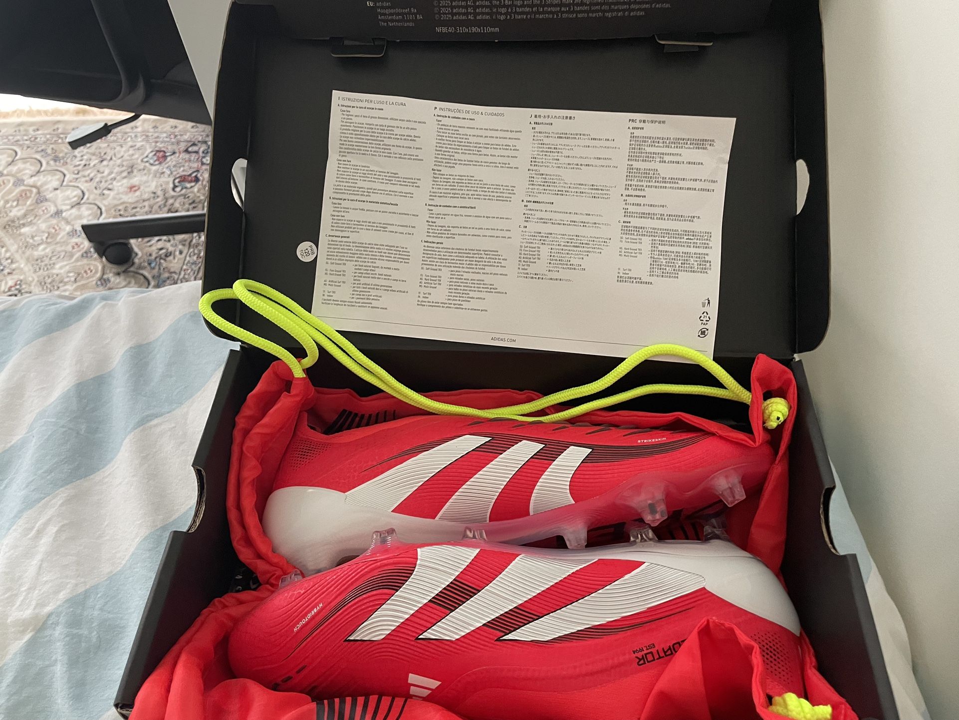 Adidas Predator Elite FG Pure Victory Pack