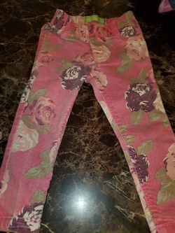 really cute n sassy girls size 2t old navy jeggins floral print