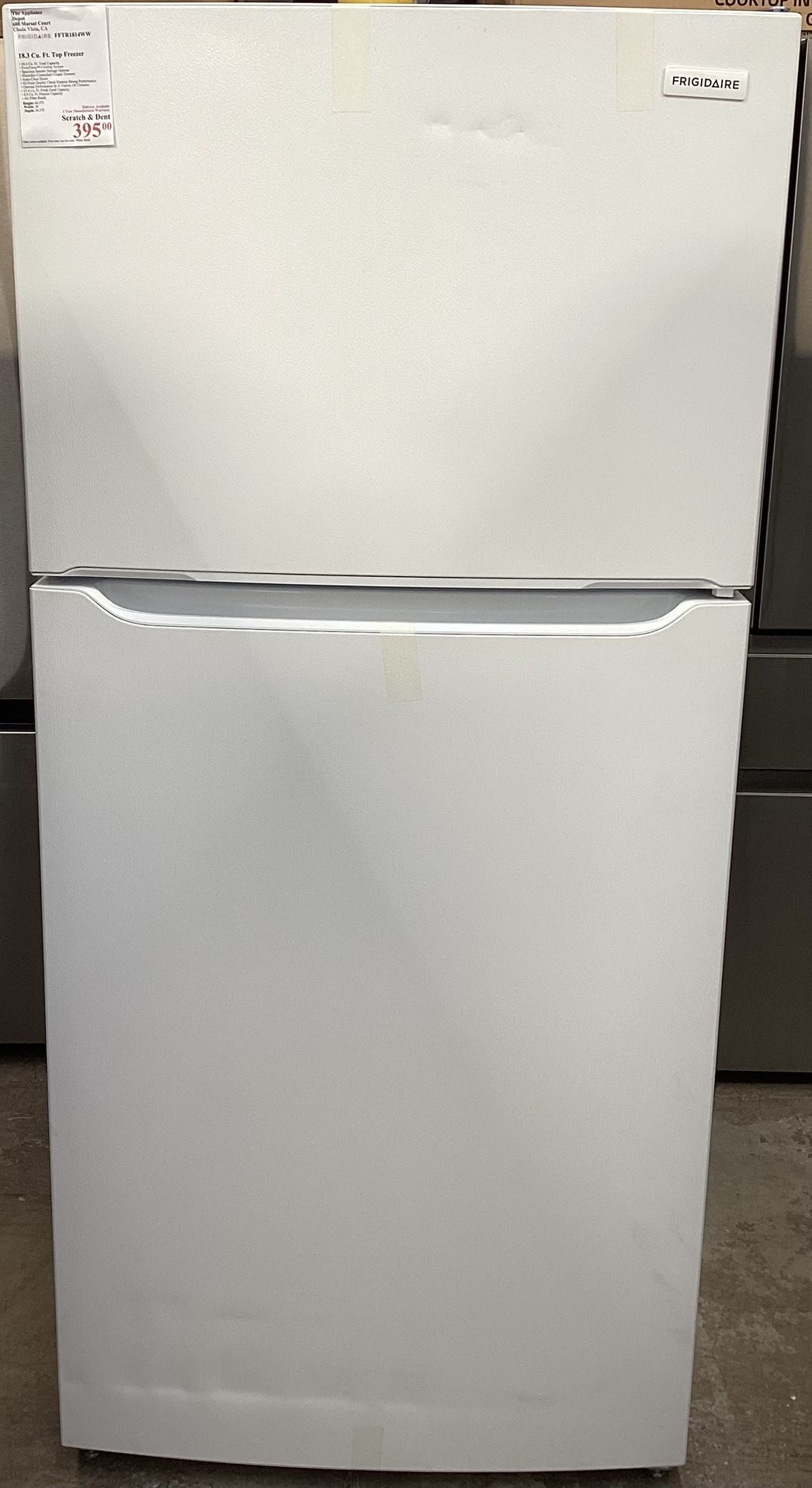 18.3 Cu Ft Top Freezer 