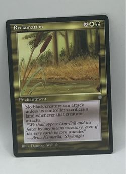 MTG Ice Age Reclamation Enchantment Card
