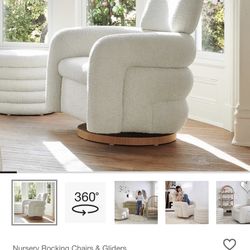 Nursery Glider And Storage ottoman Crate And kids