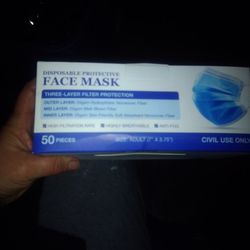 Civil Use Only Face Masks X 1000