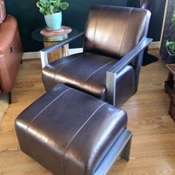 Bronze Leather Chair