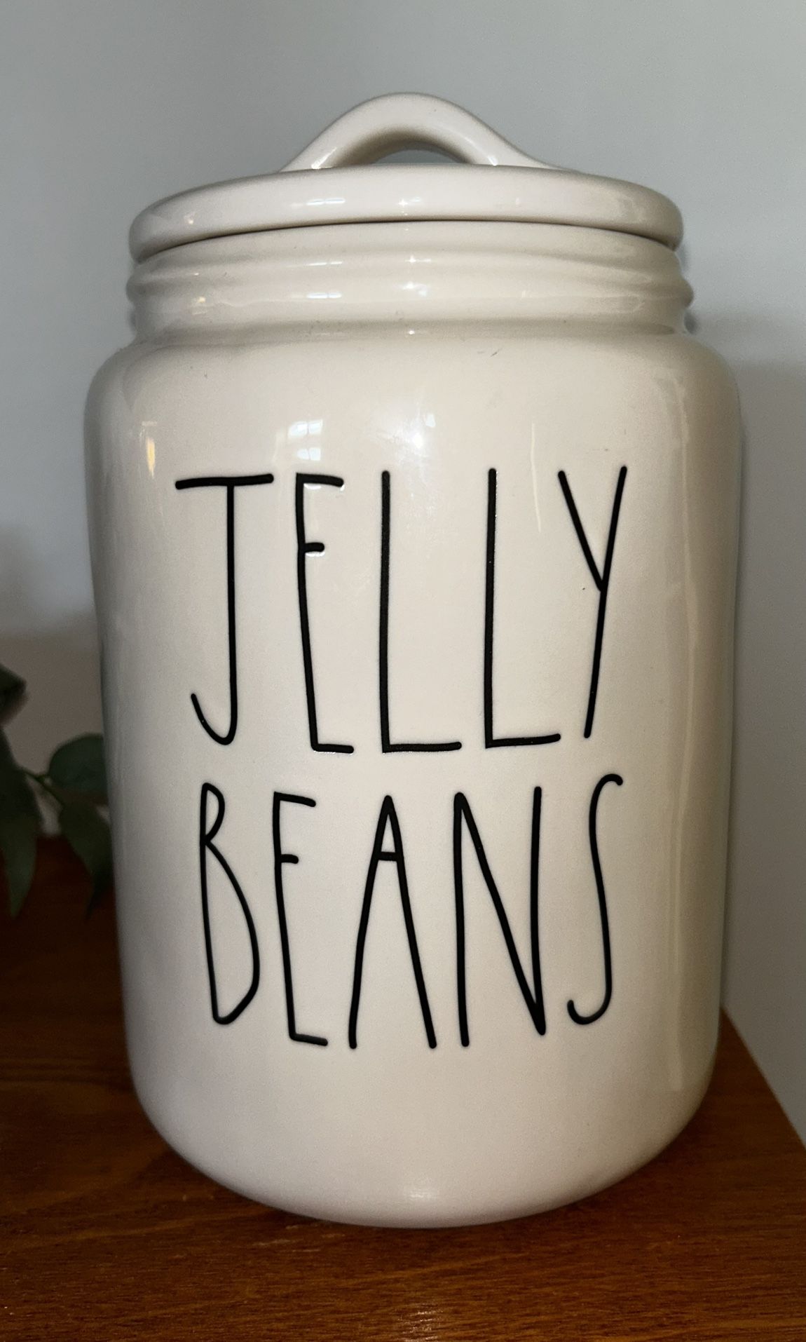 Large Rae Dunn Jelly Beans Canister