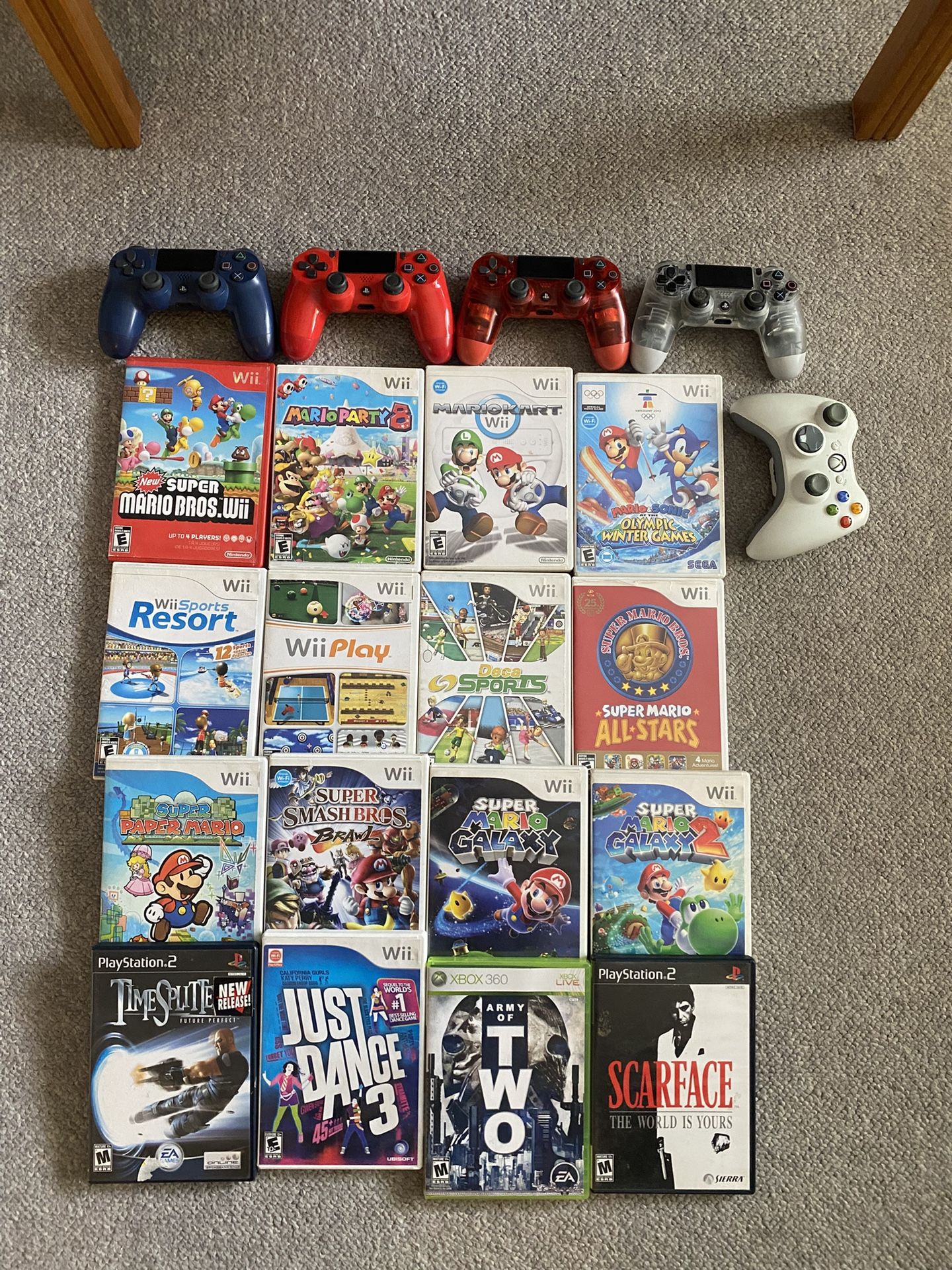 Ps4 Controllers,Nintendo Wii ,ps2 Games