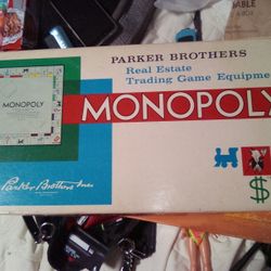 Vintage 1951 Monopoly Game