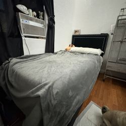 Two Twin Size Beds Frames Mattresses Not Included