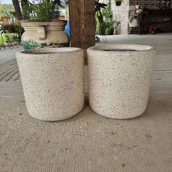 Small Cylinder Clay Pots, Planters, Plants. Pottery, Talavera $28 cada una