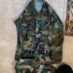 Military Clothing and Gear  Assorted