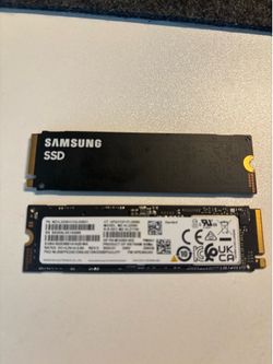 256 gig nvme SSDs (Samsung) x2