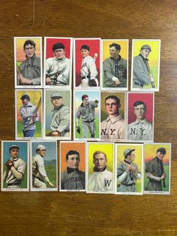 16 Legendary Tobacco Reprinted Cards.