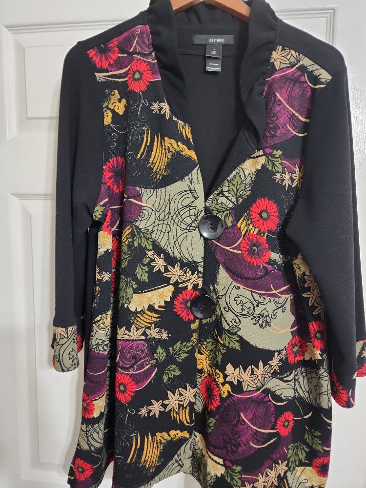 Floral Tunic Size 1X