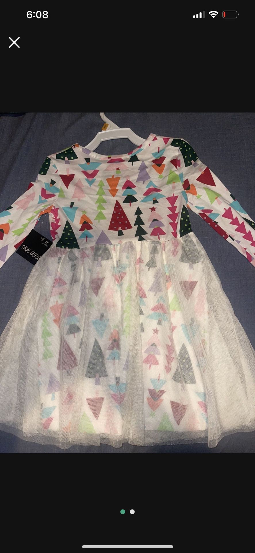 Toddler Girl Okie Dokie Dress Size 3t