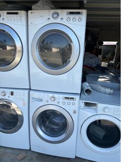 Lg stackable washer and gas dryer