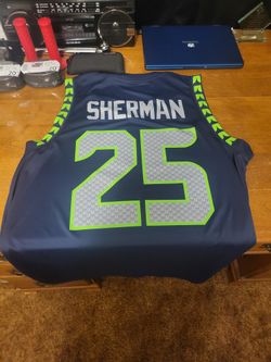 Large Sherman Seahawks Tank Top Nike