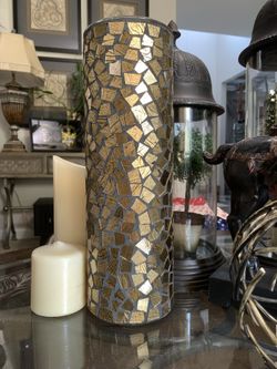 Golden bronze Mosaic vase 🏺 