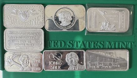 1oz Silver Bars