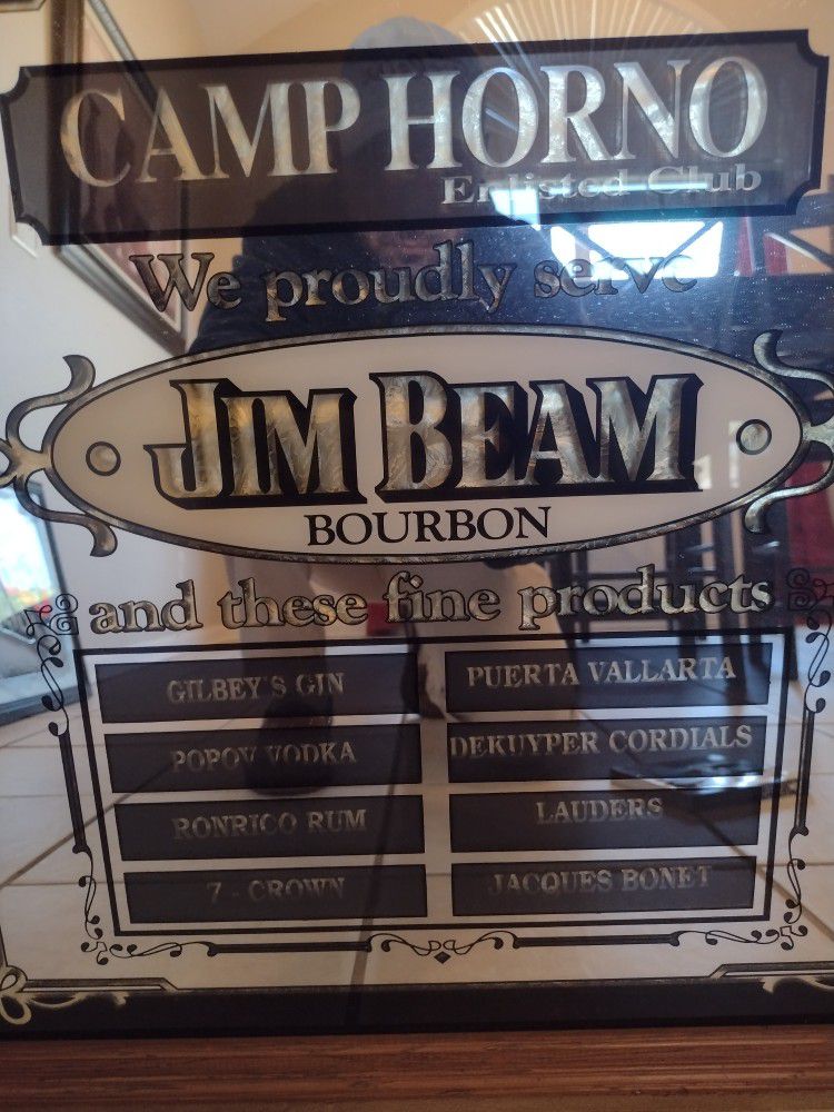 Jim Beam Bar Mirror