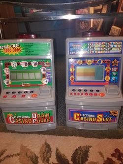 Battery operated casino games