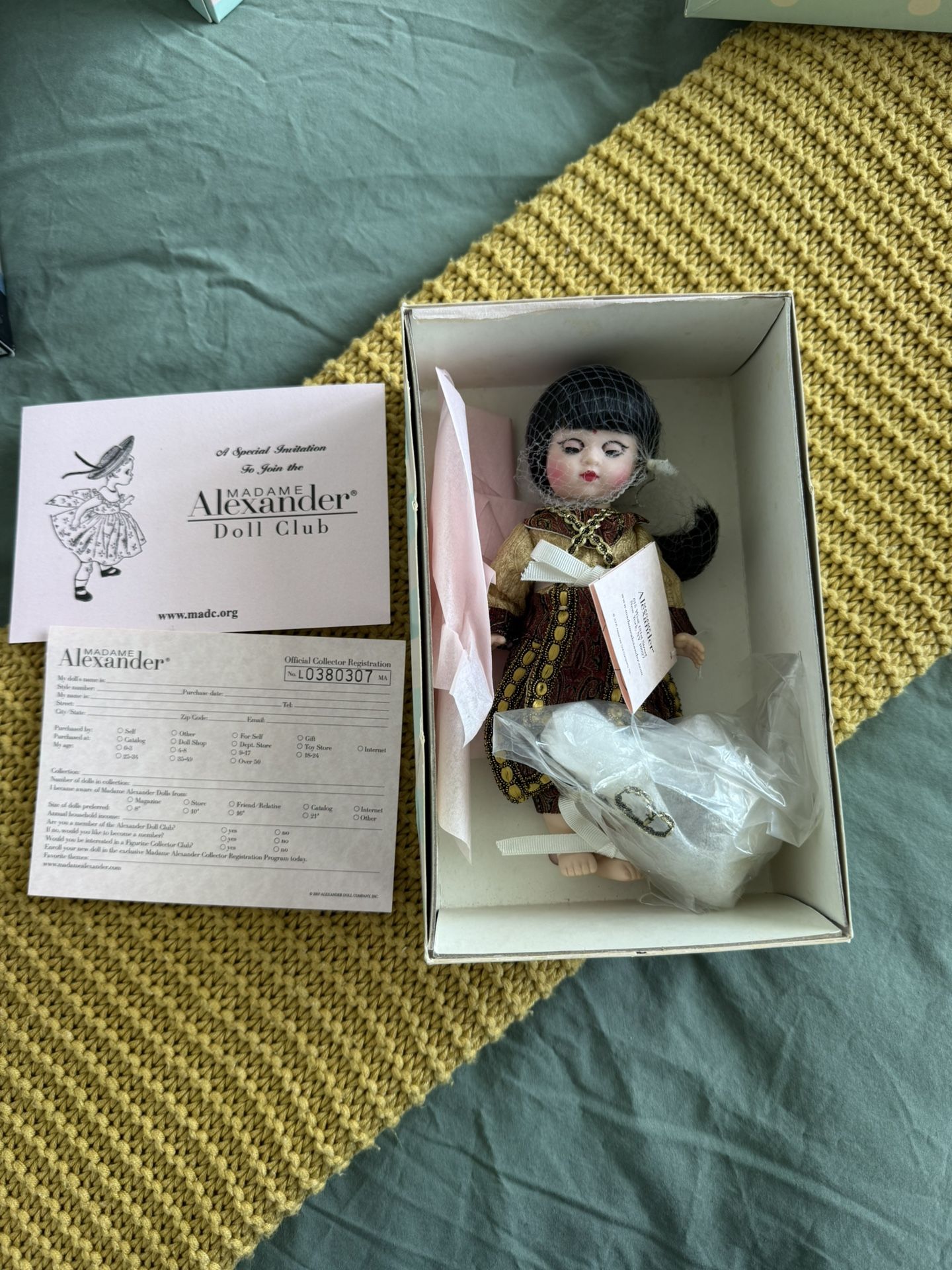 Madame Alexander doll Thailand -new never removed from box