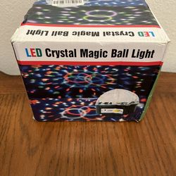 Bluetooth LED Starry Light RGB Crystal Magical Ball Projector Night Light